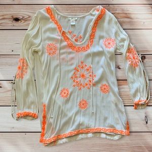 Bohemian swimsuit cover large